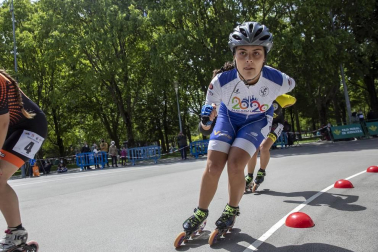 Galería de fotos del Campeonato de España de patinaje de velocidad júnior y senior disputado en el circuito del Antoniutti, en Pamplona
