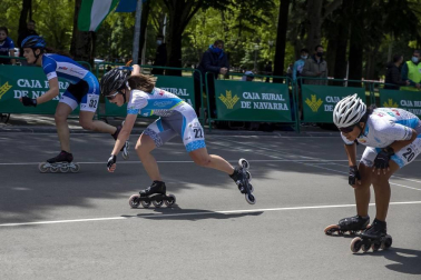 Galería de fotos del Campeonato de España de patinaje de velocidad júnior y senior disputado en el circuito del Antoniutti, en Pamplona