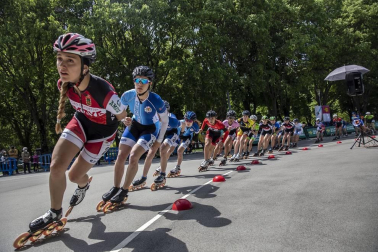 Galería de fotos del Campeonato de España de patinaje de velocidad júnior y senior disputado en el circuito del Antoniutti, en Pamplona