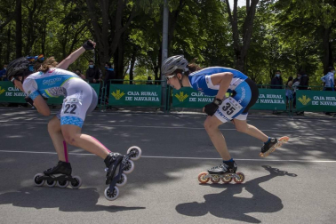 Galería de fotos del Campeonato de España de patinaje de velocidad júnior y senior disputado en el circuito del Antoniutti, en Pamplona