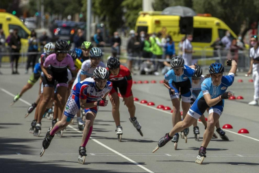 Galería de fotos del Campeonato de España de patinaje de velocidad júnior y senior disputado en el circuito del Antoniutti, en Pamplona