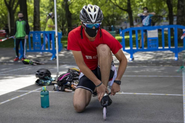 Galería de fotos del Campeonato de España de patinaje de velocidad júnior y senior disputado en el circuito del Antoniutti, en Pamplona