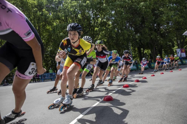 Galería de fotos del Campeonato de España de patinaje de velocidad júnior y senior disputado en el circuito del Antoniutti, en Pamplona