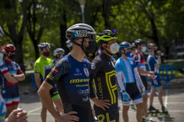 Galería de fotos del Campeonato de España de patinaje de velocidad júnior y senior disputado en el circuito del Antoniutti, en Pamplona