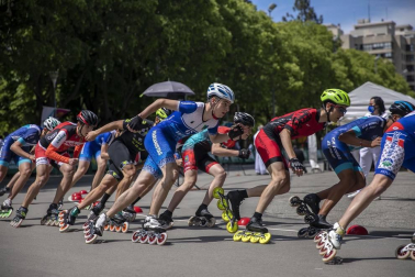 Galería de fotos del Campeonato de España de patinaje de velocidad júnior y senior disputado en el circuito del Antoniutti, en Pamplona