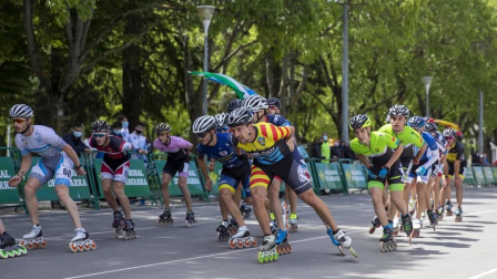 Galería de fotos del Campeonato de España de patinaje de velocidad júnior y senior disputado en el circuito del Antoniutti, en Pamplona