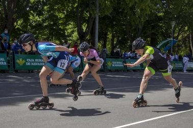 Galería de fotos del Campeonato de España de patinaje de velocidad júnior y senior disputado en el circuito del Antoniutti, en Pamplona