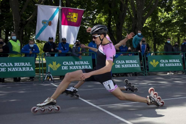 Galería de fotos del Campeonato de España de patinaje de velocidad júnior y senior disputado en el circuito del Antoniutti, en Pamplona