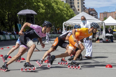 Galería de fotos del Campeonato de España de patinaje de velocidad júnior y senior disputado en el circuito del Antoniutti, en Pamplona
