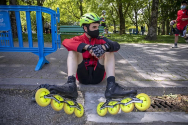 Galería de fotos del Campeonato de España de patinaje de velocidad júnior y senior disputado en el circuito del Antoniutti, en Pamplona