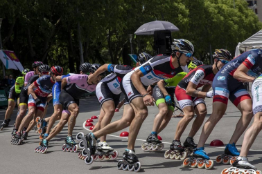 Galería de fotos del Campeonato de España de patinaje de velocidad júnior y senior disputado en el circuito del Antoniutti, en Pamplona