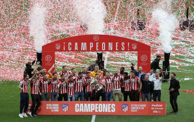 Galería de fotos del acto que ha tenido lugar en un Wanda Metropolitano sin aficionados