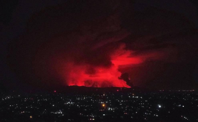 El Gobierno del Congo evacua la ciudad de Goma por erupción de un volcán