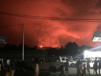 El Gobierno del Congo evacua la ciudad de Goma por erupción de un volcán