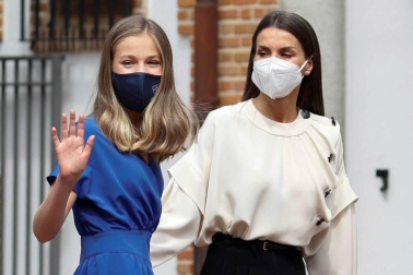 La princesa Leonor se confirma con el rey como padrino