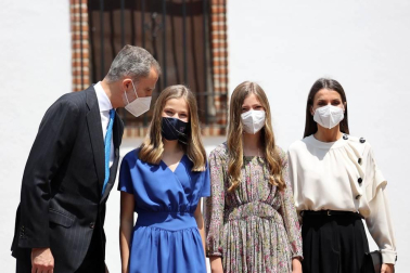La princesa Leonor se confirma con el rey como padrino