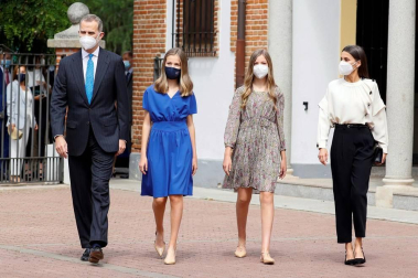 La princesa Leonor se confirma con el rey como padrino