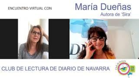 Club de Lectura virtual de Diario de Navarra con María Dueñas