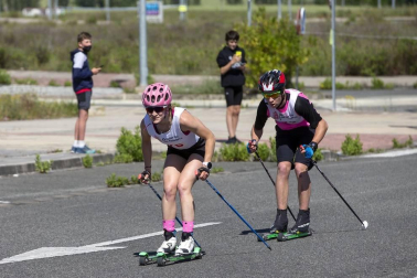 Una treintena de adeptos se dieron cita en Ardoi este sábado, 5 de junio, en la competición de esquí sobre patines.