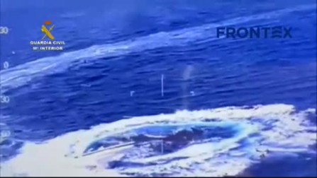 Espectacular persecución en aguas de Cádiz
