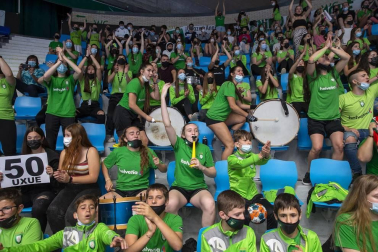 Las navarras lograron el ascenso a División de Honor Plata femenina tras vencer en la final disputada en La Catedral al Usurbil por 20-18.