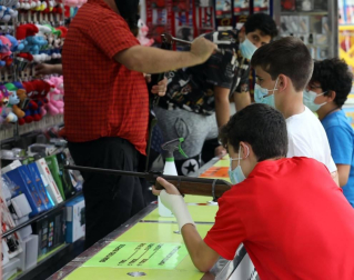 Todas las fotos de la apertura del recinto ferial en el parque de la Runa, en la Rochapea, este viernes