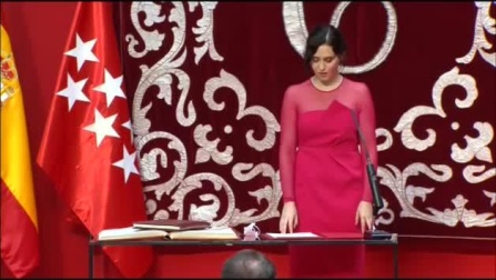 Isabel Díaz Ayuso toma posesión como presidenta de la Comunidad de Madrid