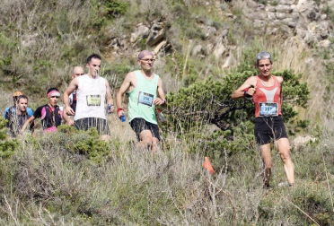 Corredores que este domingo 20 de junio participaron en la prueba de 25 kilómetros con salida y llegada en Villava