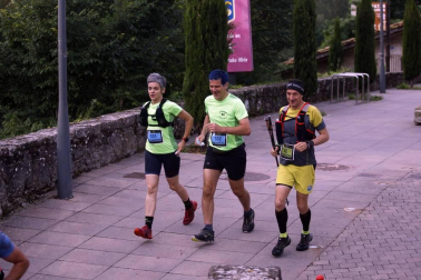 Corredores que este domingo 20 de junio participaron en la prueba de 25 kilómetros con salida y llegada en Villava