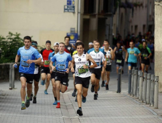 Corredores que este domingo 20 de junio participaron en la prueba de 25 kilómetros con salida y llegada en Villava