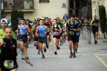 Corredores que este domingo 20 de junio participaron en la prueba de 25 kilómetros con salida y llegada en Villava