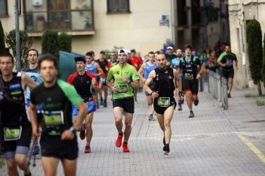 Corredores que este domingo 20 de junio participaron en la prueba de 25 kilómetros con salida y llegada en Villava