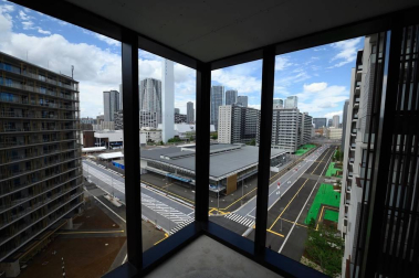 Galería de fotos de distintos espacios de la Villa Olímpica de los Juegos de Tokio 2020