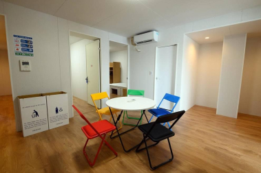 Galería de fotos de distintos espacios de la Villa Olímpica de los Juegos de Tokio 2020