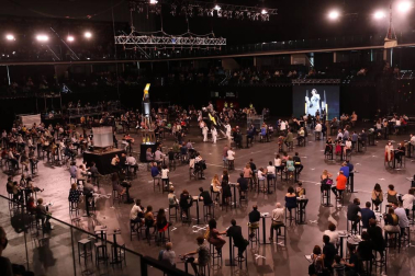 La idea Bioheart obtuvo el máximo galardón en el concurso internacional SciencEkaitza, celebrado este viernes 25 de junio en un Navarra Arena con las entradas agotadas para la gala.
