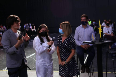 La idea Bioheart obtuvo el máximo galardón en el concurso internacional SciencEkaitza, celebrado este viernes 25 de junio en un Navarra Arena con las entradas agotadas para la gala.
