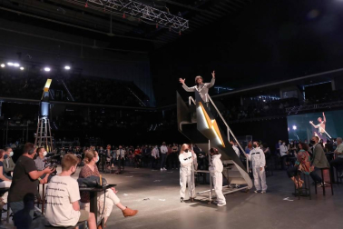 La idea Bioheart obtuvo el máximo galardón en el concurso internacional SciencEkaitza, celebrado este viernes 25 de junio en un Navarra Arena con las entradas agotadas para la gala.