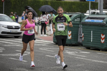 Abdelkader Algham y Ana Llorens ganan la prueba de 8 kilómetros, que tuvo 300 inscritos.
