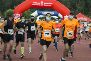Abdelkader Algham y Ana Llorens ganan la prueba de 8 kilómetros, que tuvo 300 inscritos.