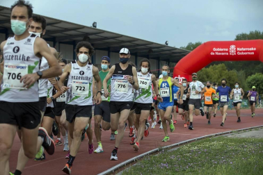 Abdelkader Algham y Ana Llorens ganan la prueba de 8 kilómetros, que tuvo 300 inscritos.