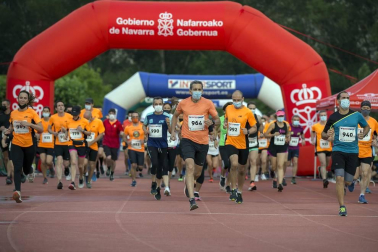 Abdelkader Algham y Ana Llorens ganan la prueba de 8 kilómetros, que tuvo 300 inscritos.