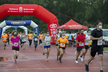 Abdelkader Algham y Ana Llorens ganan la prueba de 8 kilómetros, que tuvo 300 inscritos.