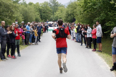 219 corredores completaron los 21 kilómetros de la cita de Etxarri Aranatz, puntuable para el campeonato de la Federación Navarra de Montaña.