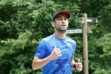 219 corredores completaron los 21 kilómetros de la cita de Etxarri Aranatz, puntuable para el campeonato de la Federación Navarra de Montaña.
