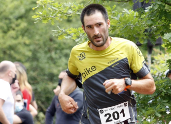 219 corredores completaron los 21 kilómetros de la cita de Etxarri Aranatz, puntuable para el campeonato de la Federación Navarra de Montaña.