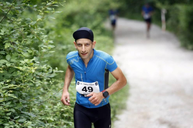 219 corredores completaron los 21 kilómetros de la cita de Etxarri Aranatz, puntuable para el campeonato de la Federación Navarra de Montaña.