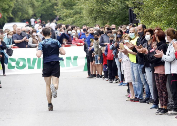 219 corredores completaron los 21 kilómetros de la cita de Etxarri Aranatz, puntuable para el campeonato de la Federación Navarra de Montaña.