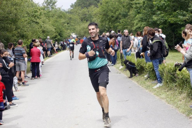 219 corredores completaron los 21 kilómetros de la cita de Etxarri Aranatz, puntuable para el campeonato de la Federación Navarra de Montaña.