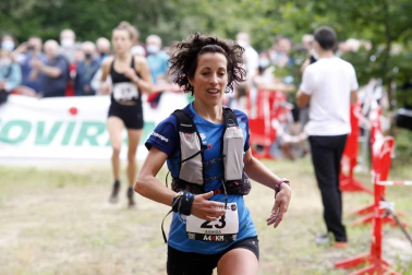219 corredores completaron los 21 kilómetros de la cita de Etxarri Aranatz, puntuable para el campeonato de la Federación Navarra de Montaña.