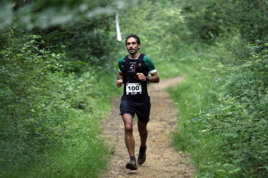 219 corredores completaron los 21 kilómetros de la cita de Etxarri Aranatz, puntuable para el campeonato de la Federación Navarra de Montaña.